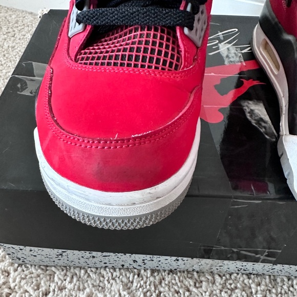 Engine Red Air Jordan 4 Retro Sneakers Size 10.5 - Picture 9 of 10